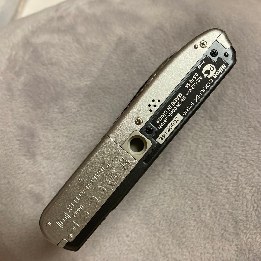 Nikon COOLPIX S3500 クリスタルシルバー　動作確認済み