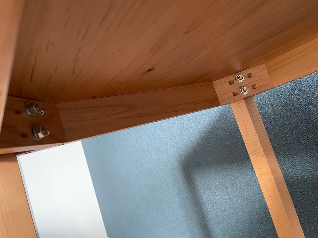 堀田木工☆天然木　軽量デスク　作業台　机　木製デスク 事務机　在宅　学習机