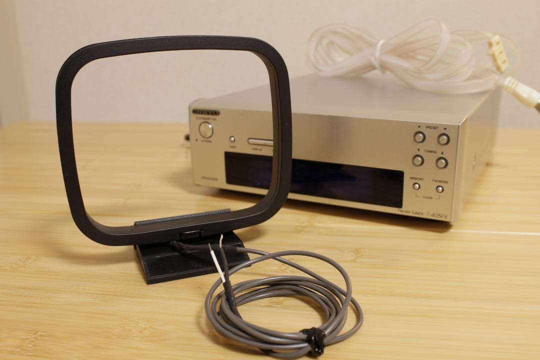 【ONKYO】T-405FX FM/AM チューナー アンテナ・電波時計ユニット