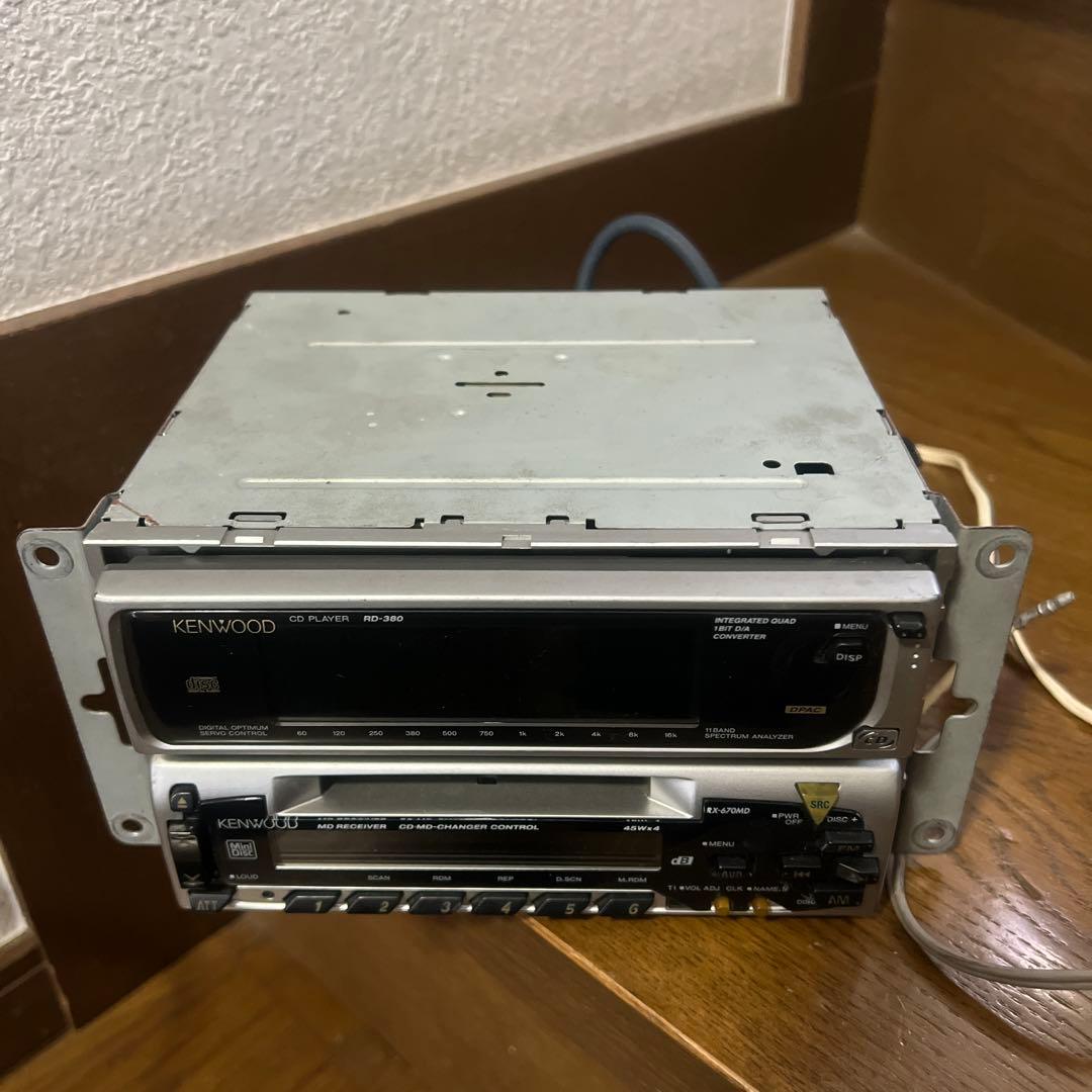 KENWOOD RX-670MD RD-380 中古品セット