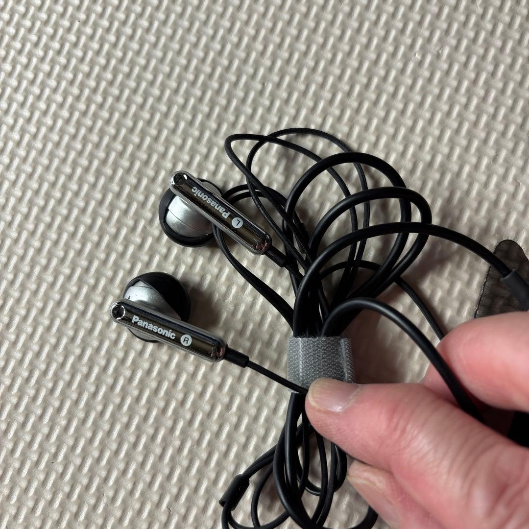 Panasonic ポータブルMDプレーヤー 充電器、イヤホン付き