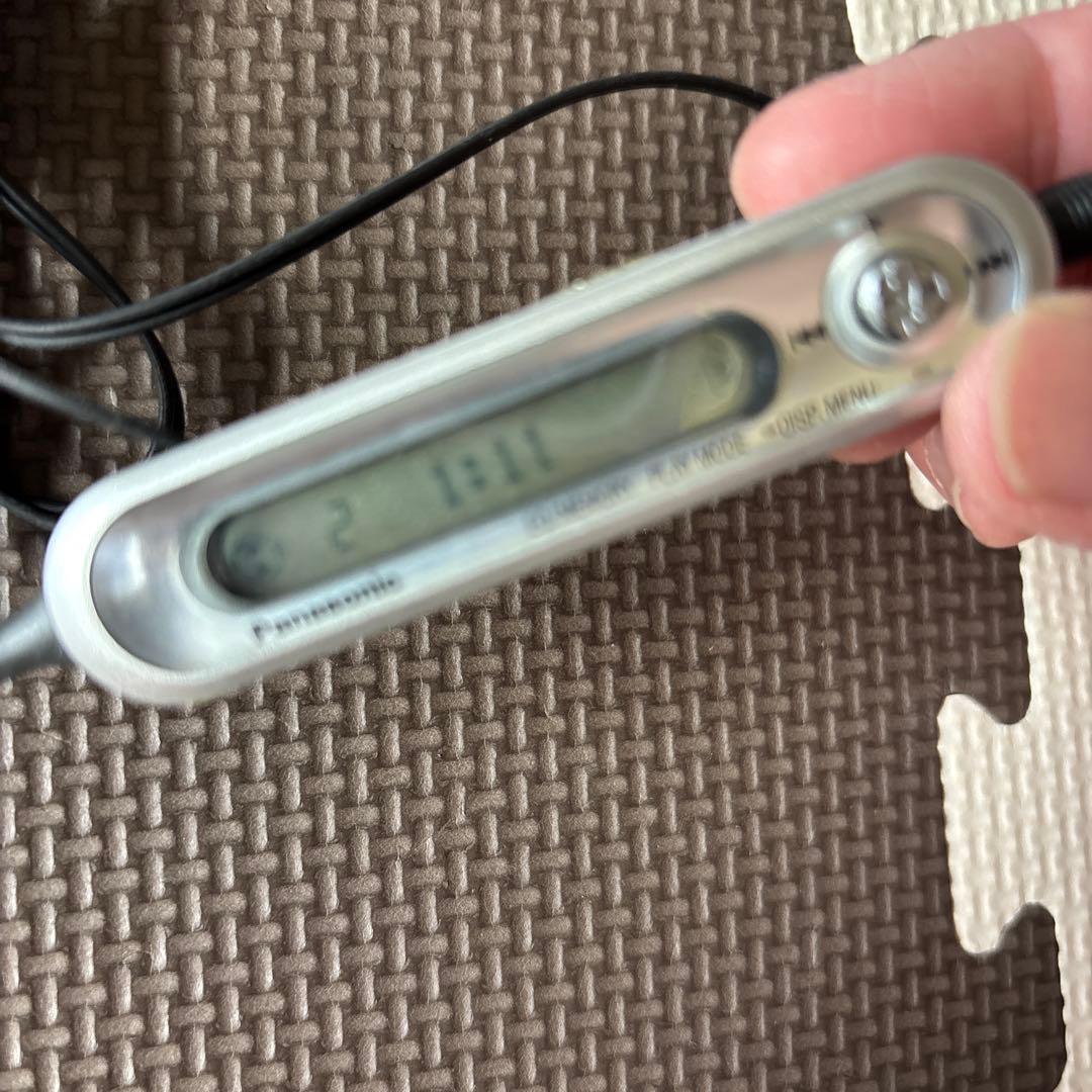 Panasonic ポータブルMDプレーヤー 充電器、イヤホン付き