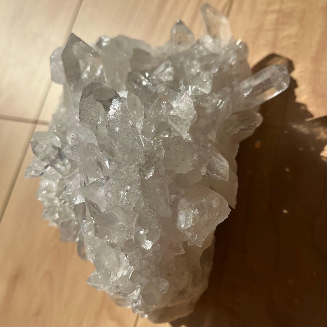 アーカンソー産　水晶　パワーストーン　大型　1.4キロ　希少　重量サイズ