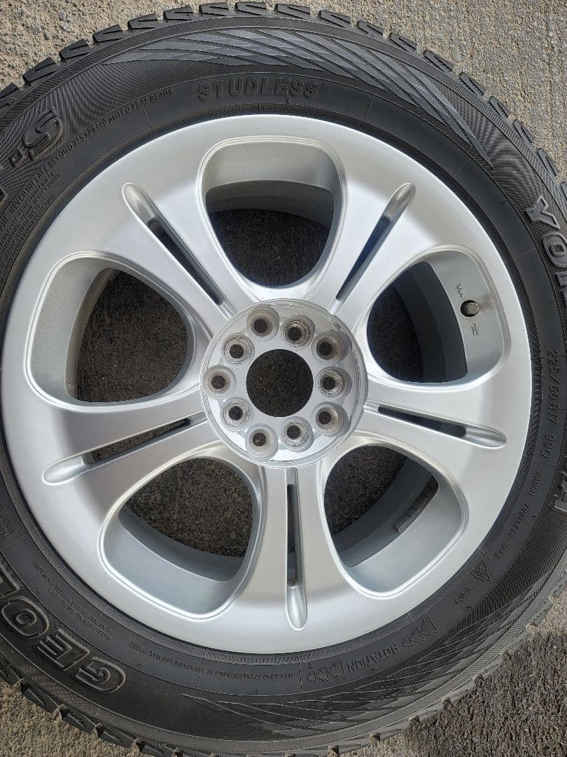 スタッドレスタイヤホイールセット　225/60r17