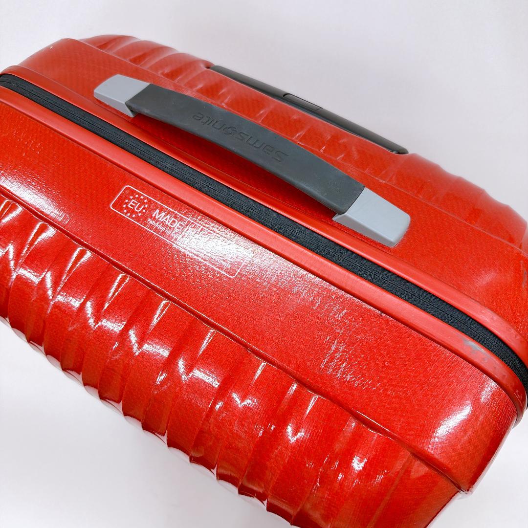 【良品】Samsonite サムソナイト スーツケース スピナー81 レッド