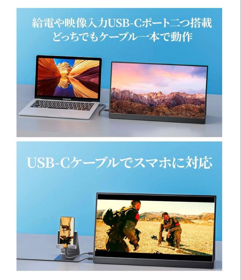 cocopar portable monitor ポータブルモニター 17.3