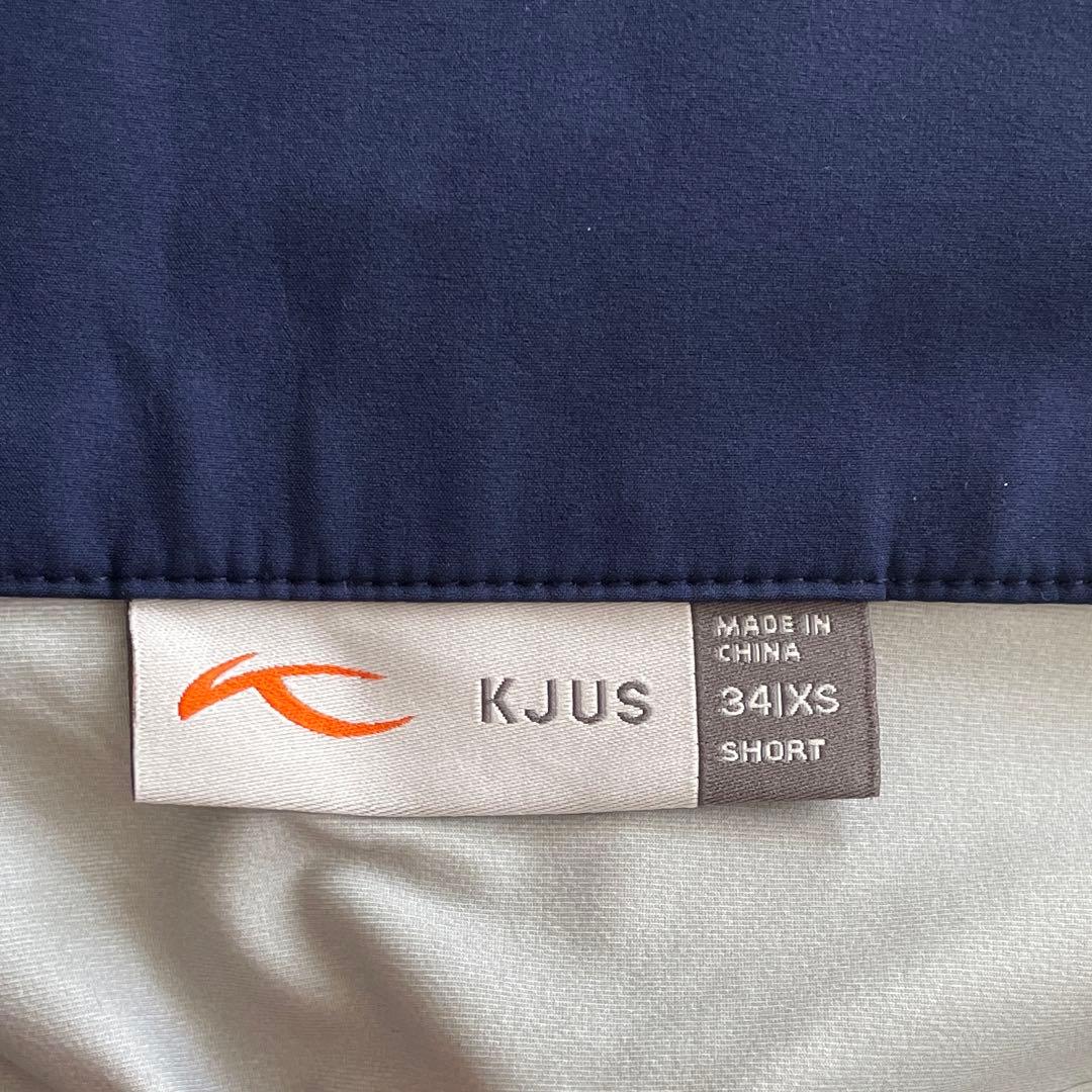 KJUSチュースレディース ゴルフ レインウェア セット　セットアップ　ネイビー