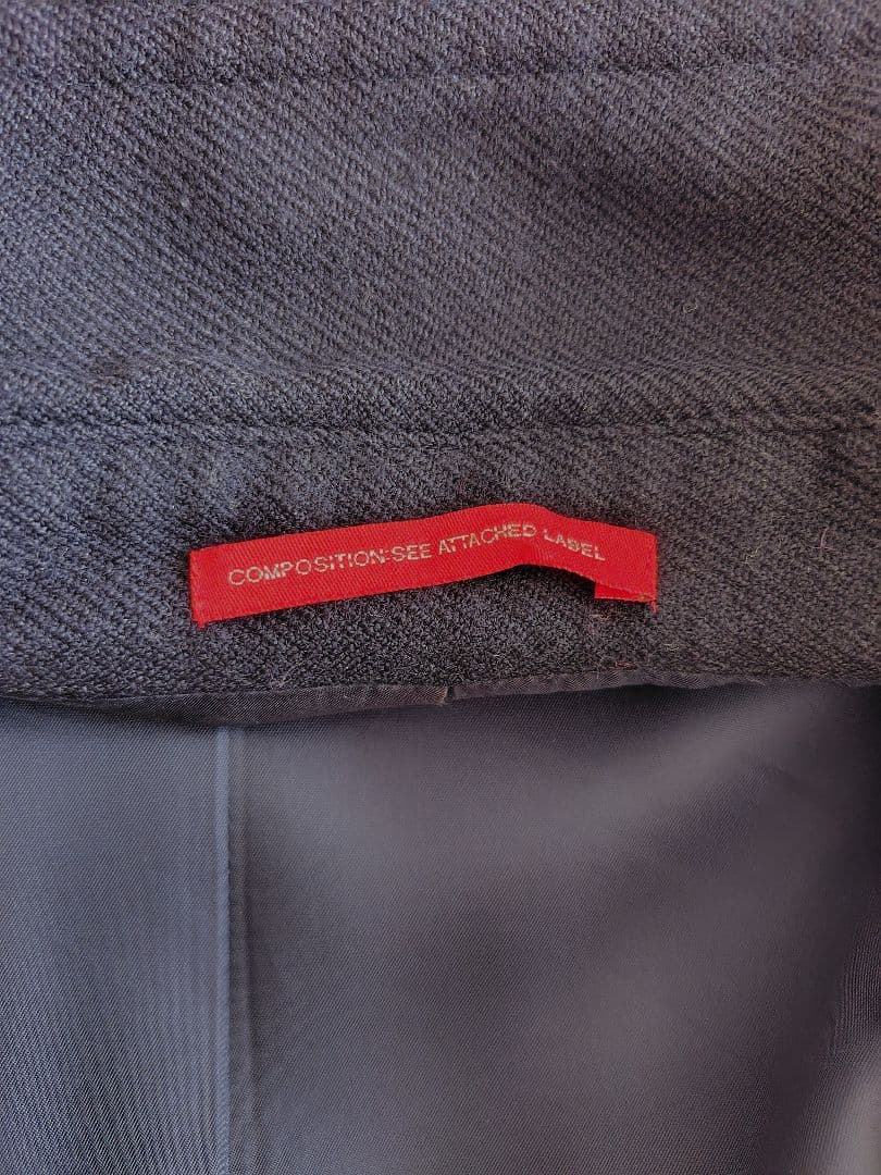 G*️様 ワイズ Y's ウール トレンチコート M ダークネイビー 中厚手 レ