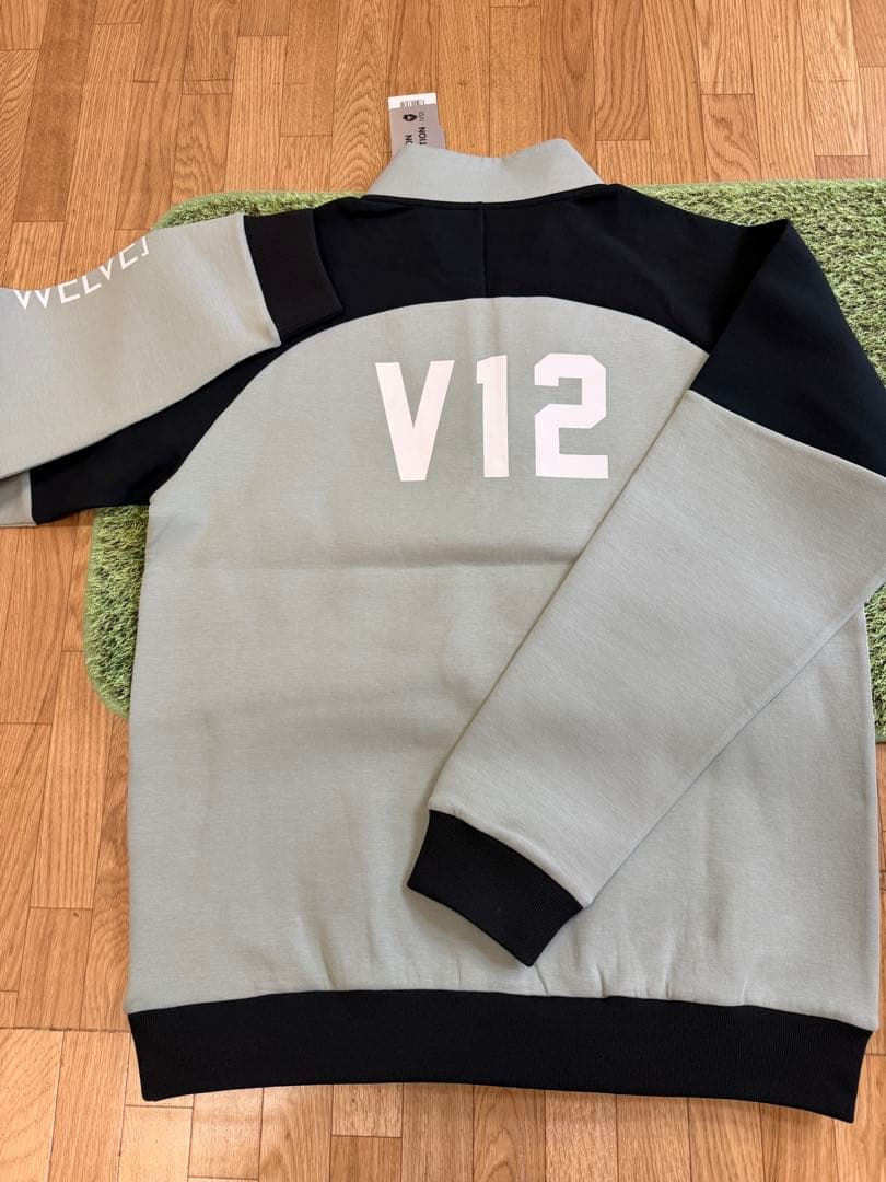 新品正規品【V12/XL】ダンボールニットハーフジップウェアジャケットスウェット