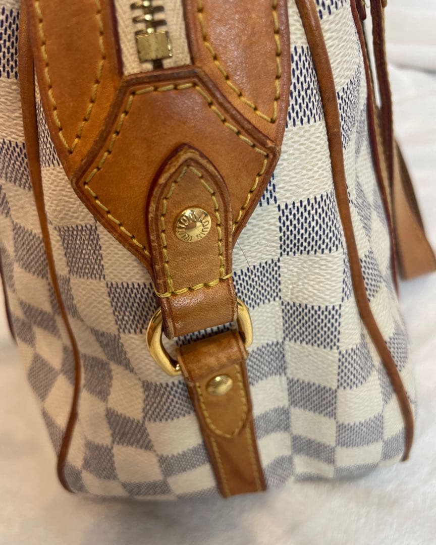 ［中古］ルイヴィトンストレーザPM ダミエアズールショルダーバッグ