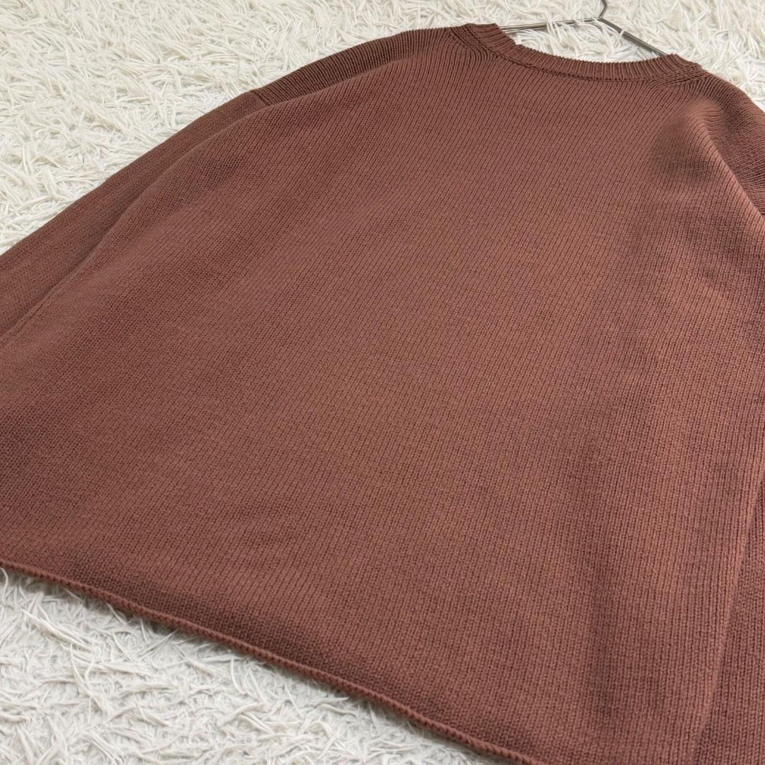 16749✨オーラリー クルーネック ニット セーター 厚手 3 ウール