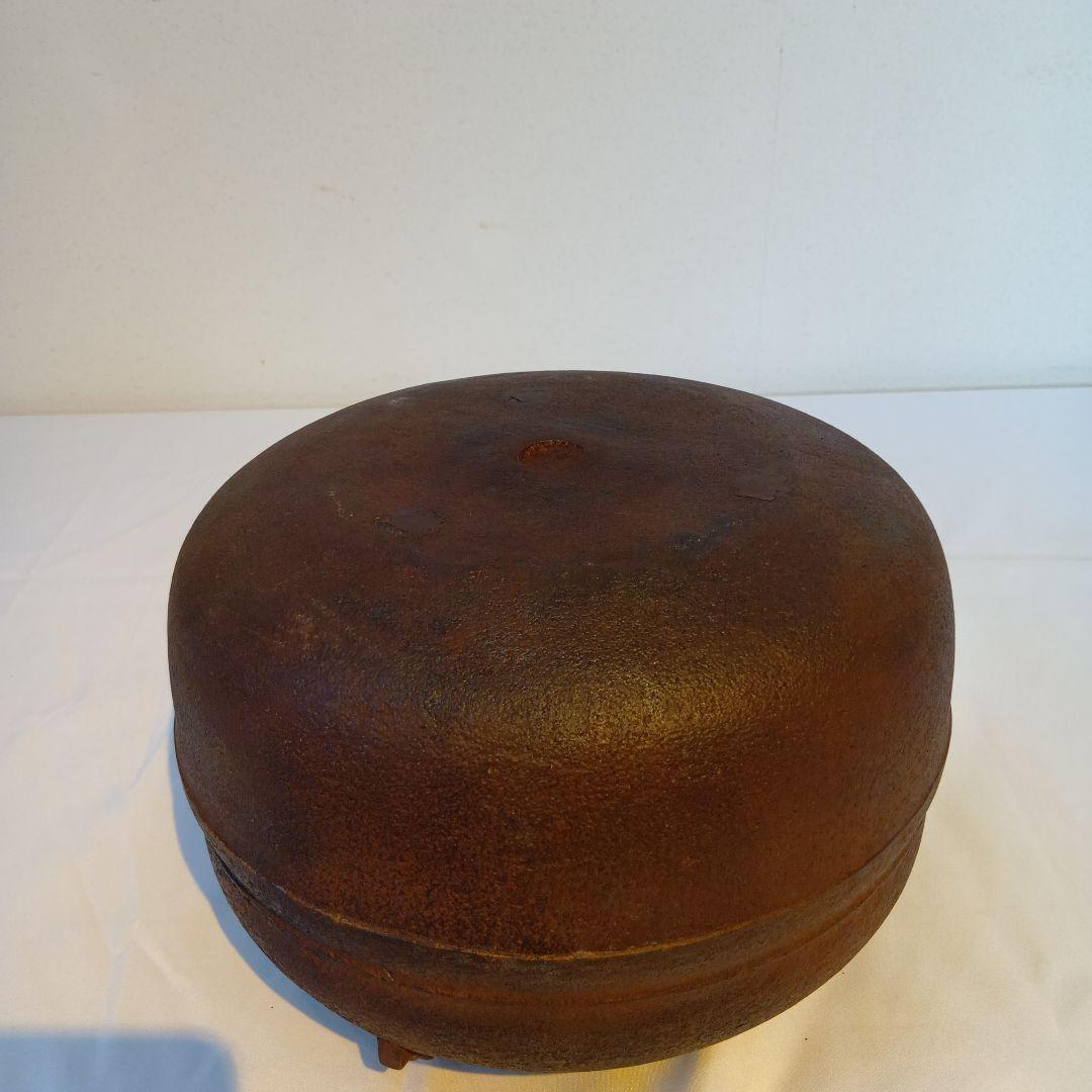 値下げ茶道具　和田美之助　織部釜　共箱