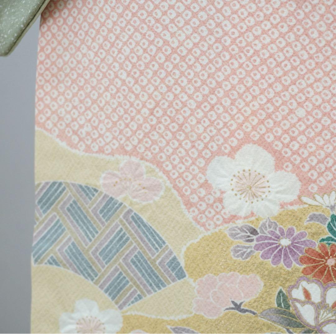 訪問着　4点フルセット 403D難あり　撮影用練習用　七五三 卒業式　入学式