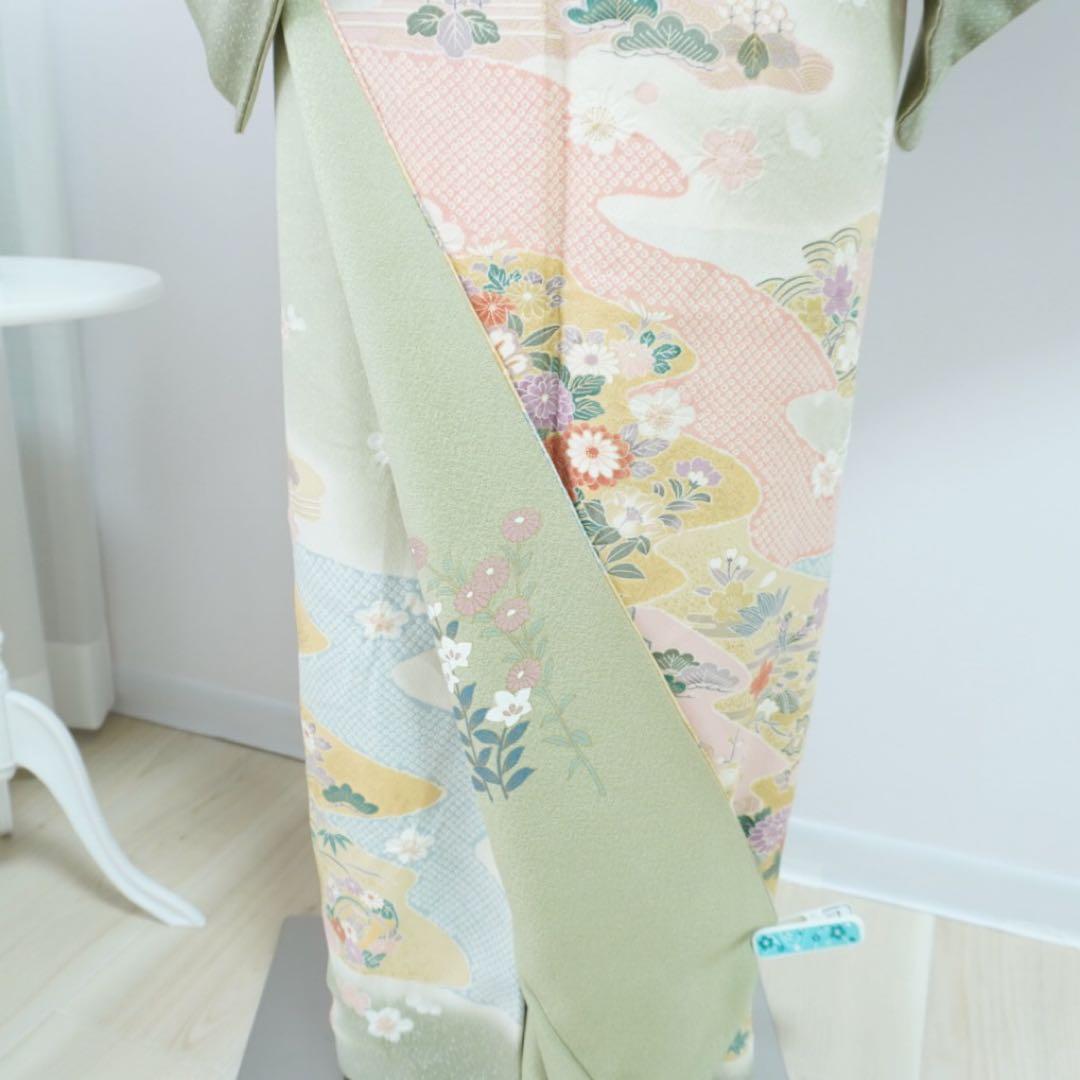 訪問着　4点フルセット 403D難あり　撮影用練習用　七五三 卒業式　入学式