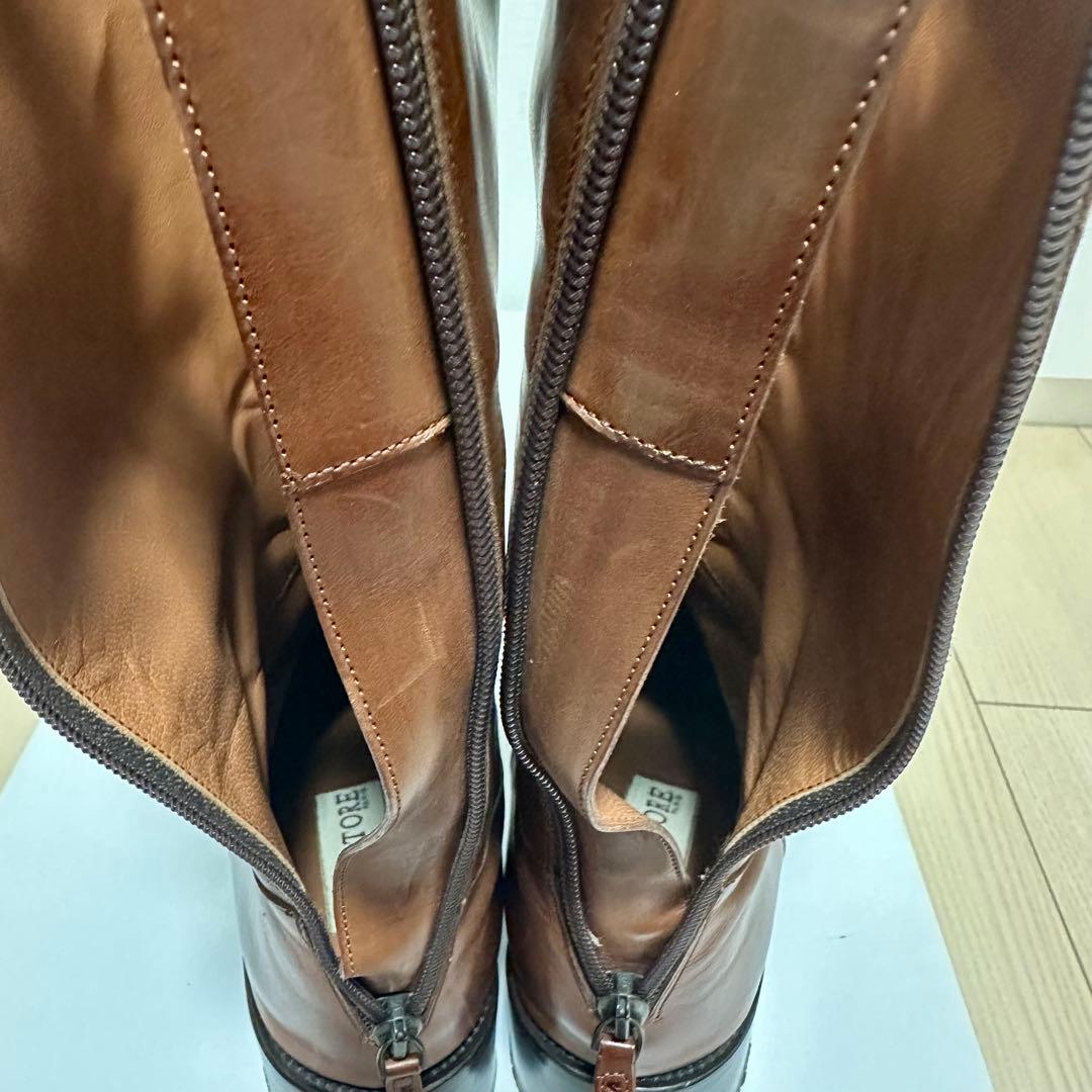 SARTORE サルトル ブラウン（茶色） 定番 ロングブーツ