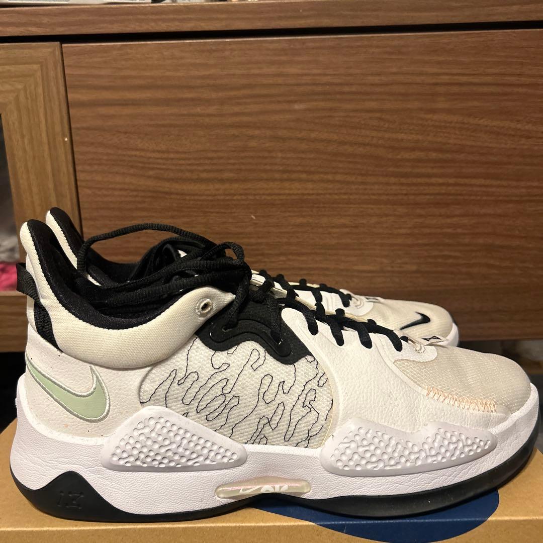 NIKE PG 5 EP 'WHITE BLACK' ナイキ ポール ジョージ5