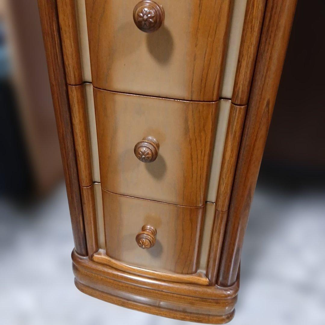 木製クラシックドレッサー昭和レトロ豪華 ハデ婚婚礼家具特大サイズ