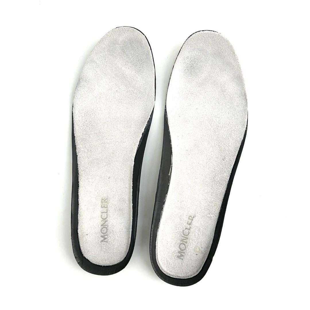 【中古良品】正規店購入品 モンクレール ダウン レインブーツ ブラック 24cm