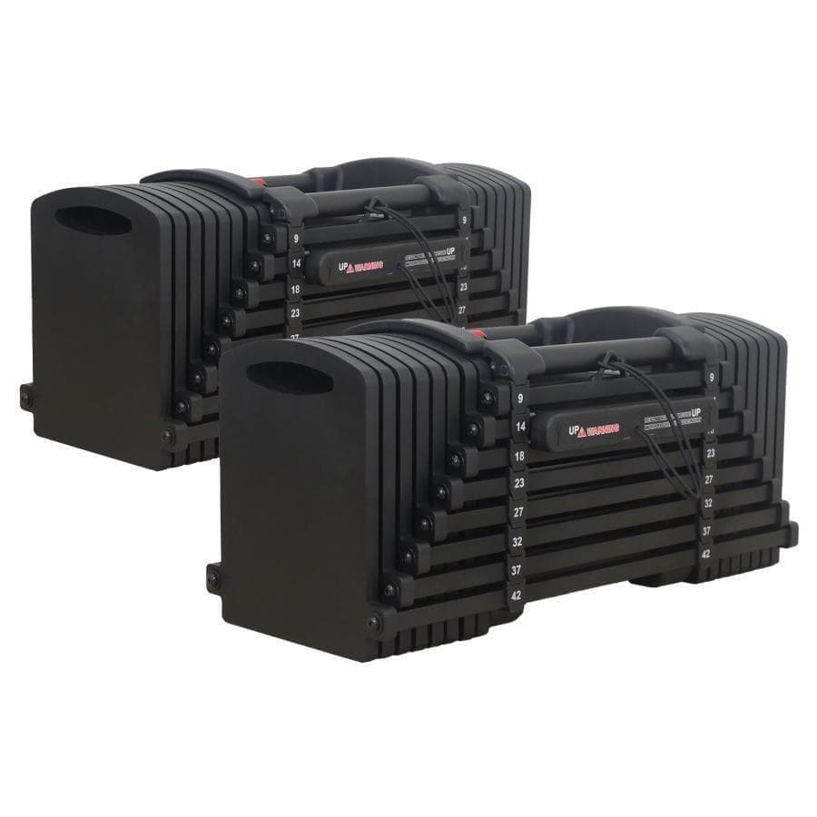 2825パワーブロック ダンベル 可変式 筋トレ 42kg 2個 24段階調節