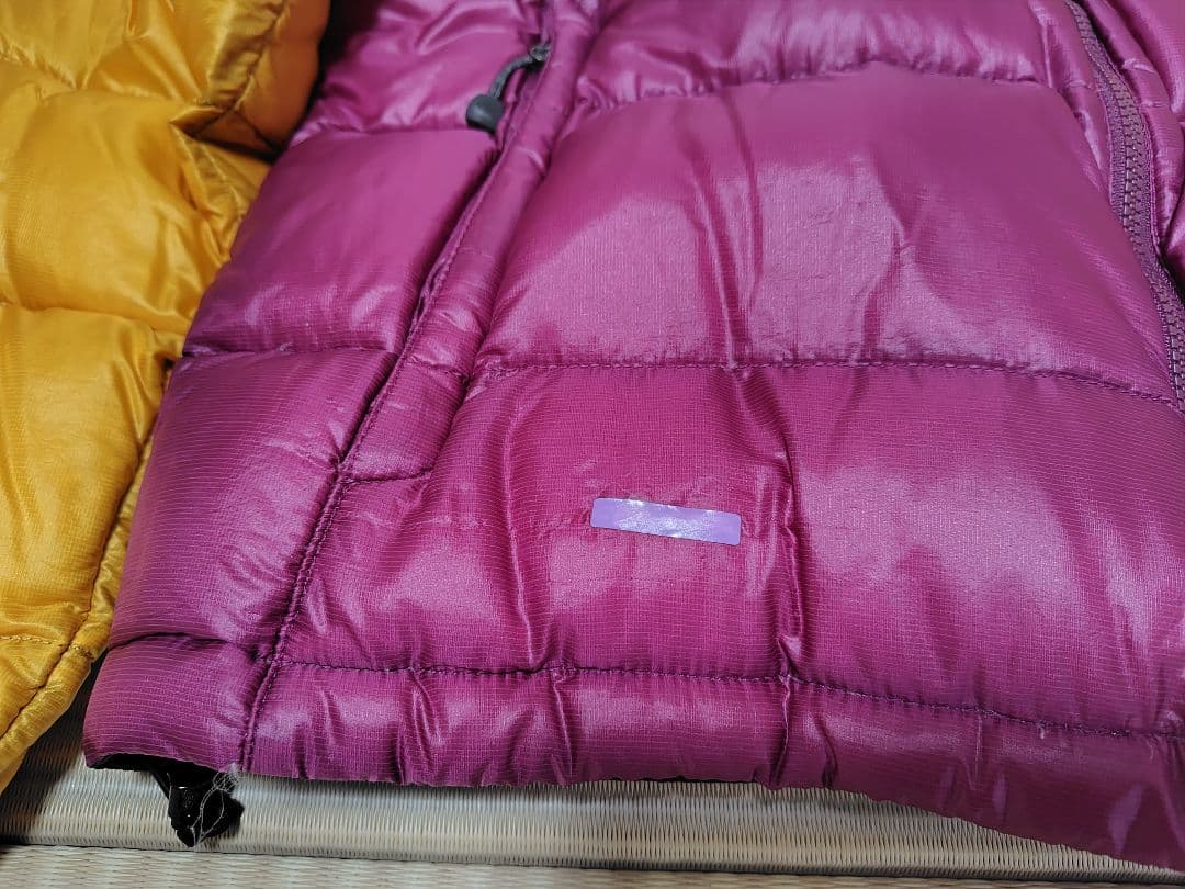 （最終値下げ！）ノースフェイス アコンカグアフーディダウンジャケット L 黄色紫