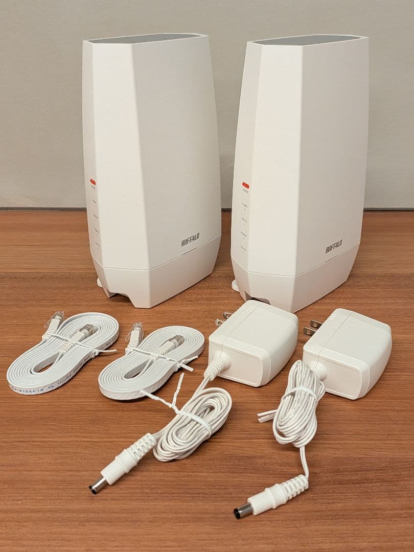 BUFFALO WNR-5400XE6PメッシュWi-Fiルーター2台セット