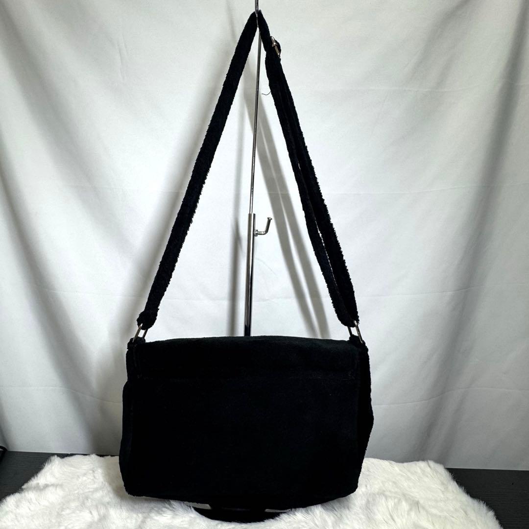 ブラック ミニショルダーバッグ ココデザイン