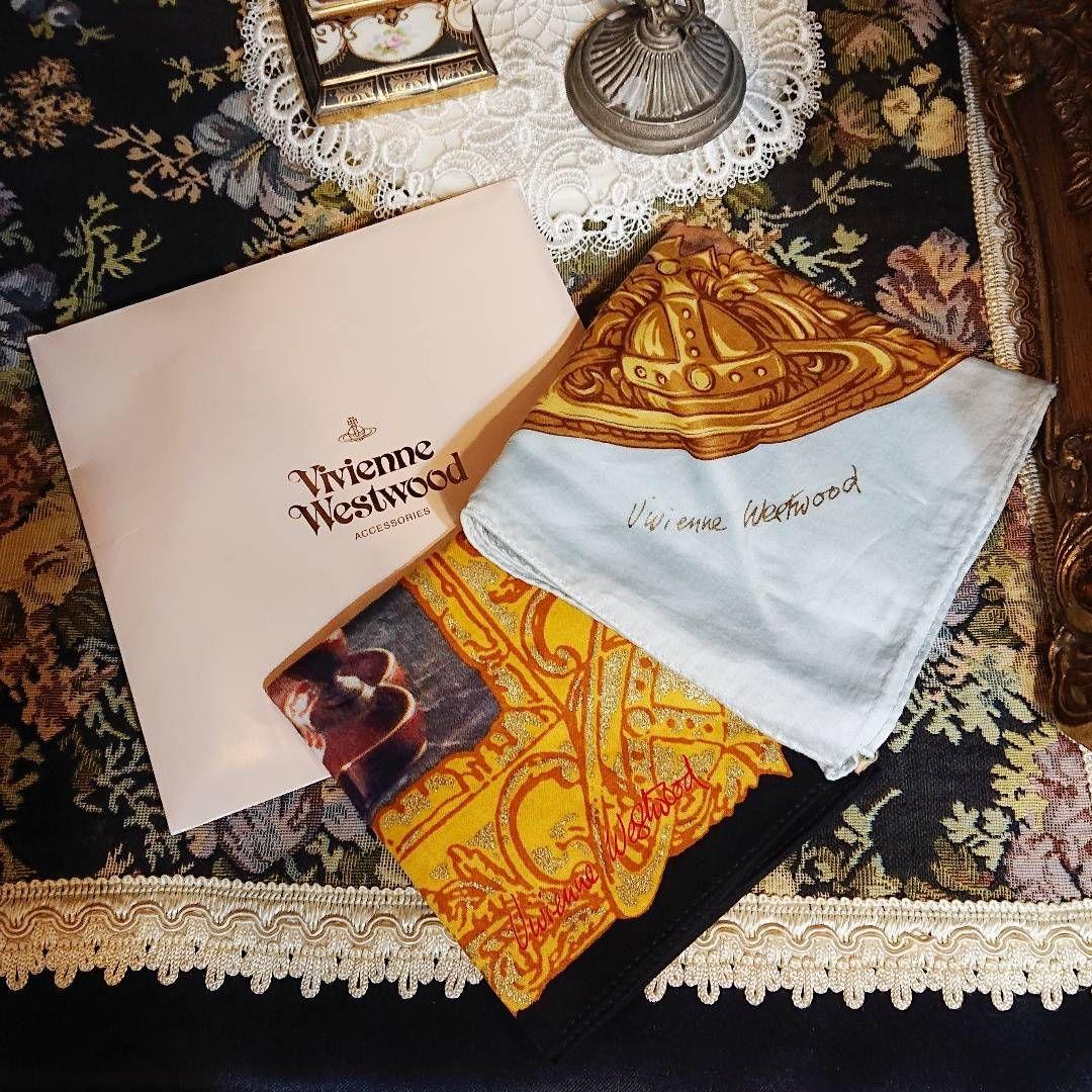 【最終処分☆】レア柄 ヴィヴィアンウエストウッド サロン プッティー 2枚セット