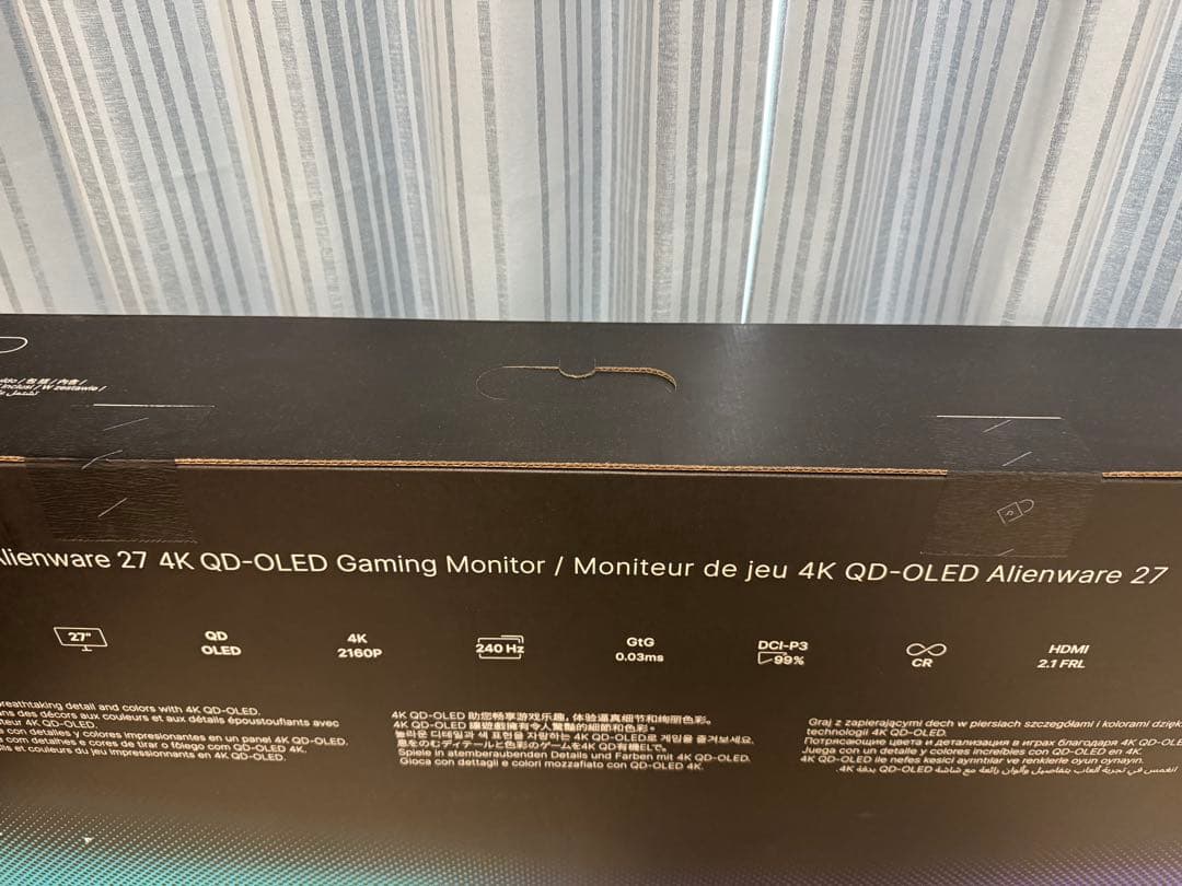AW2725Q Alienware 27 4K QD-OLEDゲーミングモニター