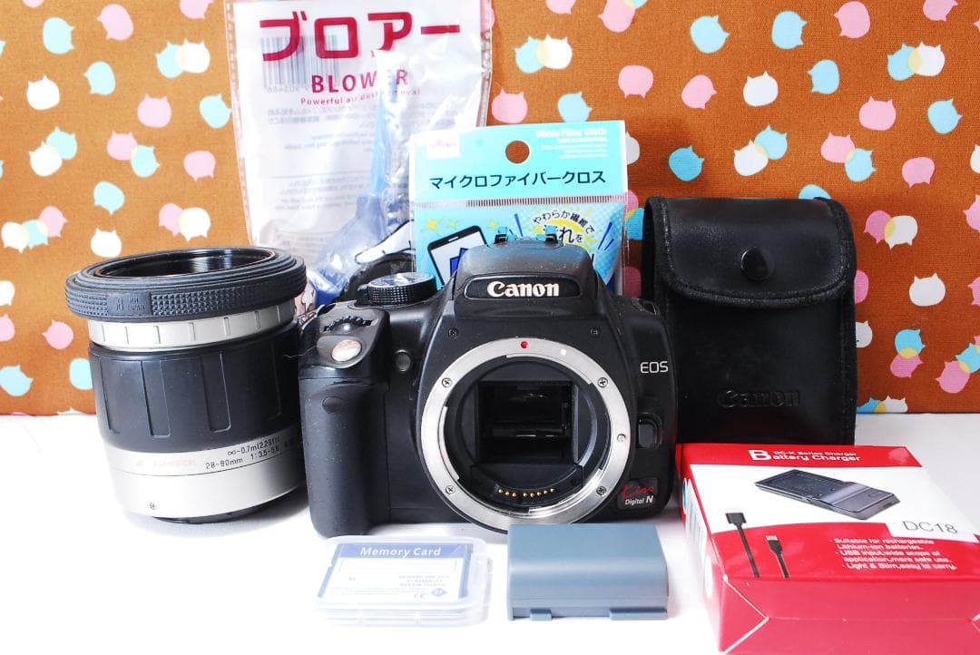 ✨ストロボセット✨Canon Kiss Digital N レンズセット