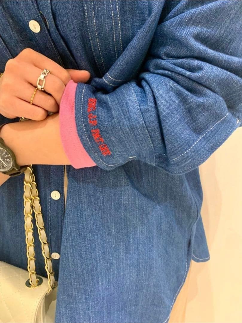 スローブイエナ PAYDAY ペイデイ 別注 シャンブレーシャツ デニムシャツ