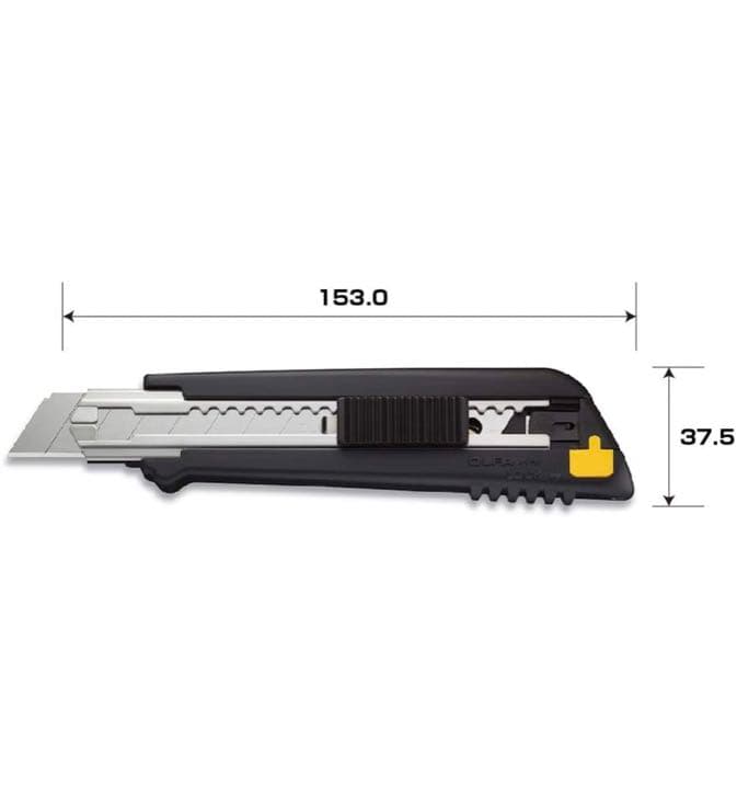 未開封品！ OLFA オルファ 連発式 大型 カッター ブラック黒 ダブルロック