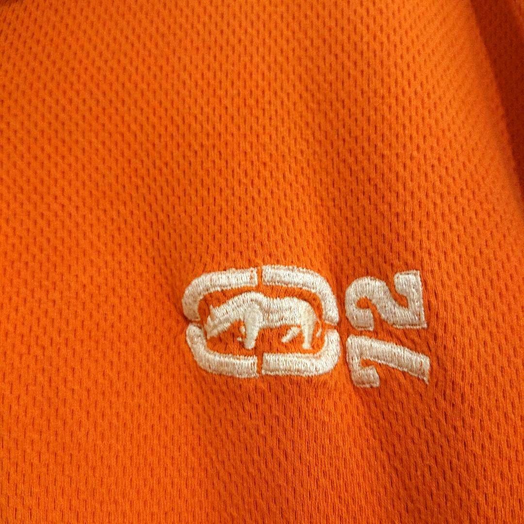 ECKO UNLTD. エコーアンリミテッド ラガーシャツ 2XL オレンジ