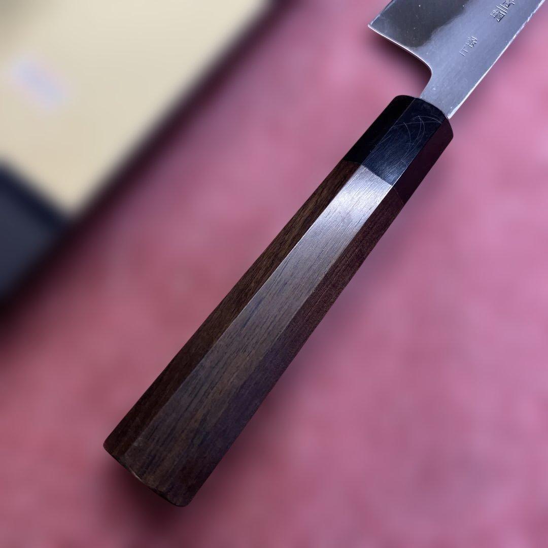 青二鋼　勘所切付型特製万能和包丁　240㎜ 8寸