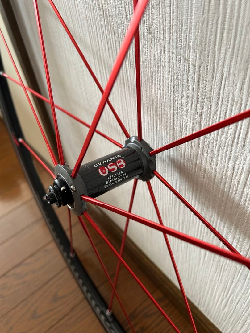 フルクラム　レーシングゼロ　限定レッドスポーク C15