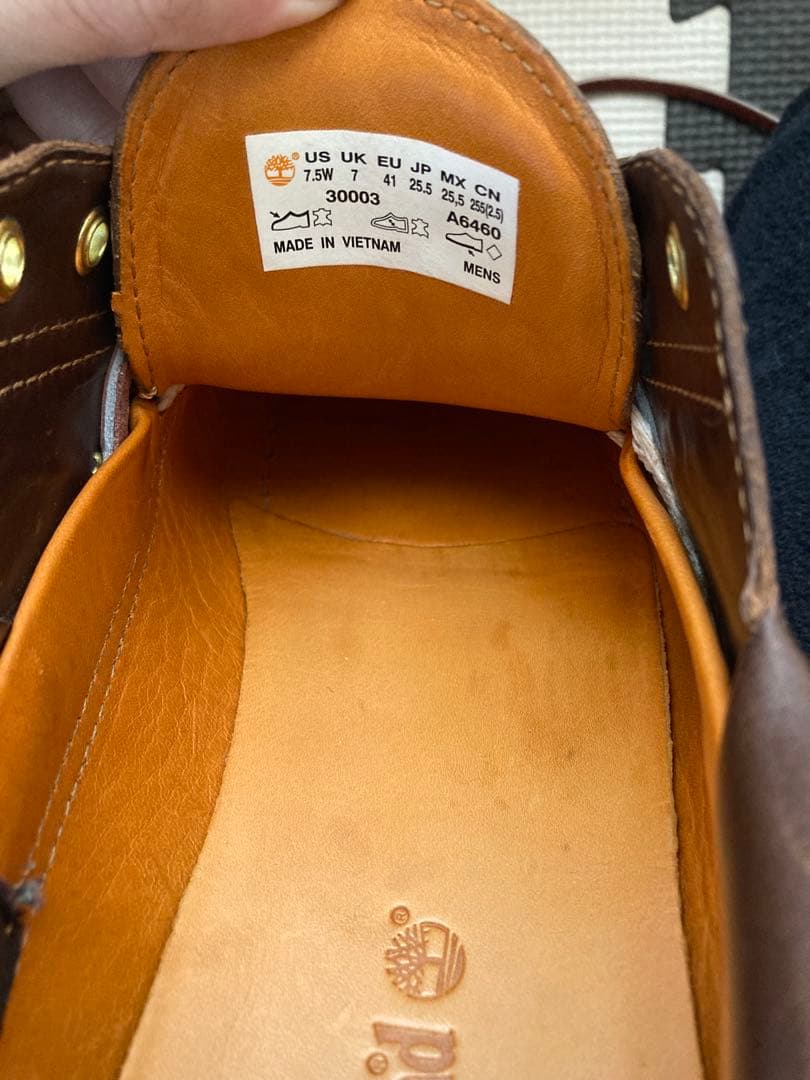 timberland　ティンバーランド　3eye　ブラウン　25.5