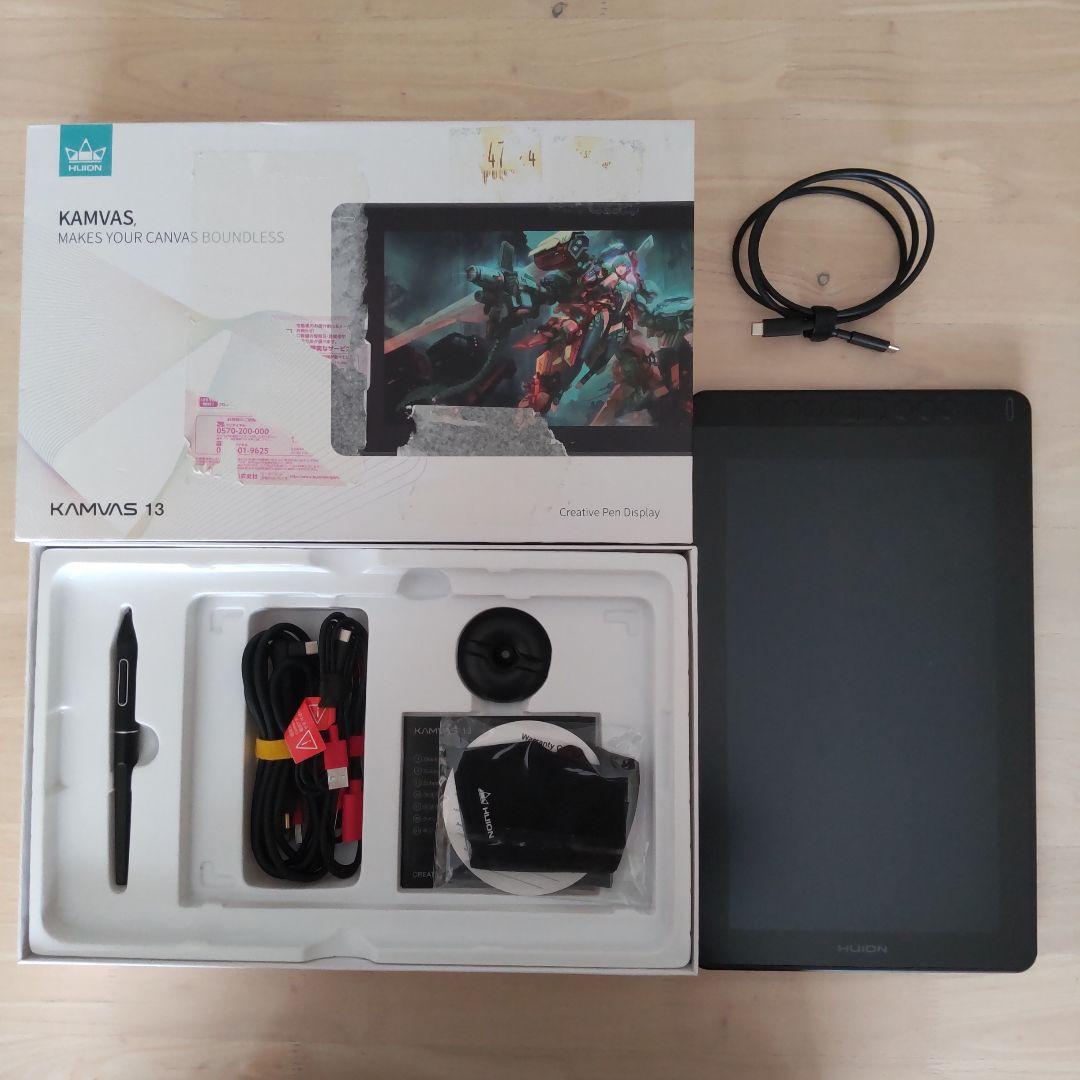 【ましゅー】HUION KAMVAS 13 液晶ペンタブレット本体