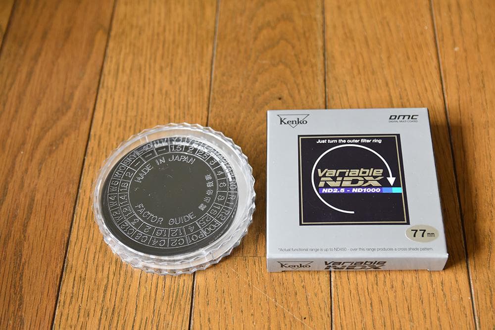 ケンコー・トキナー フィルター 77SバリアブルNDX　/可変式NDフィルター