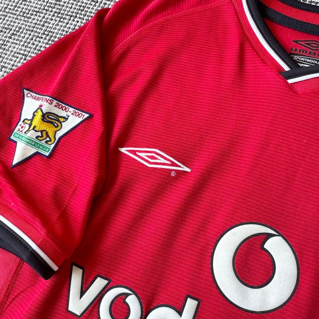 【プレミア優勝パッチ付き】D・ベッカム ＃７ マンチェスター・U ００／０１