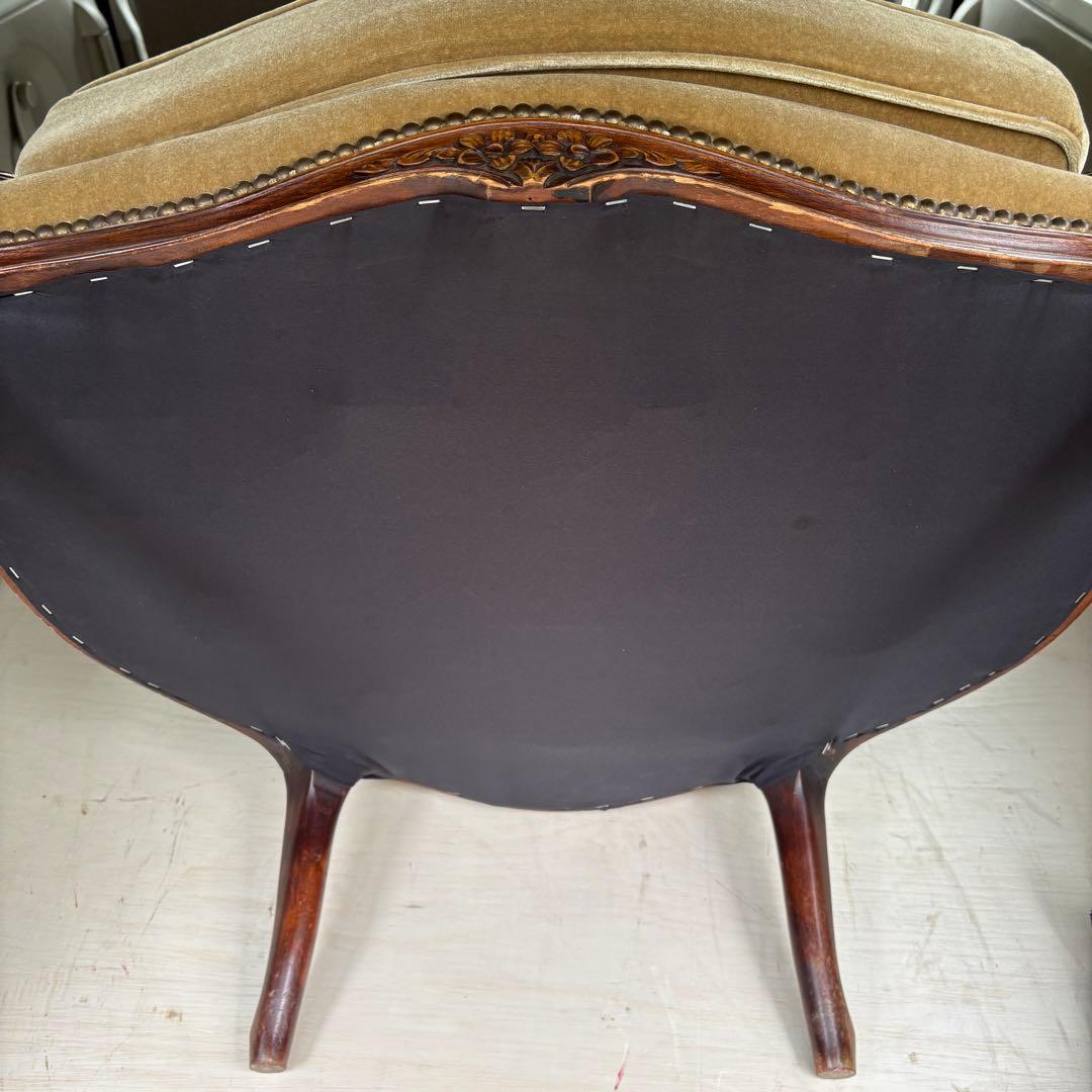 【アンティーク】ソファ イギリス フランス サロンチェア 椅子 ビィンテージ