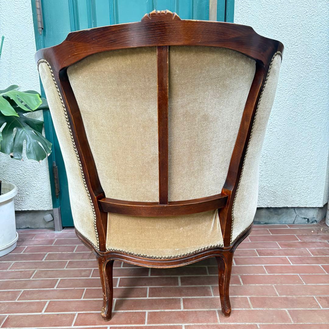 【アンティーク】ソファ イギリス フランス サロンチェア 椅子 ビィンテージ