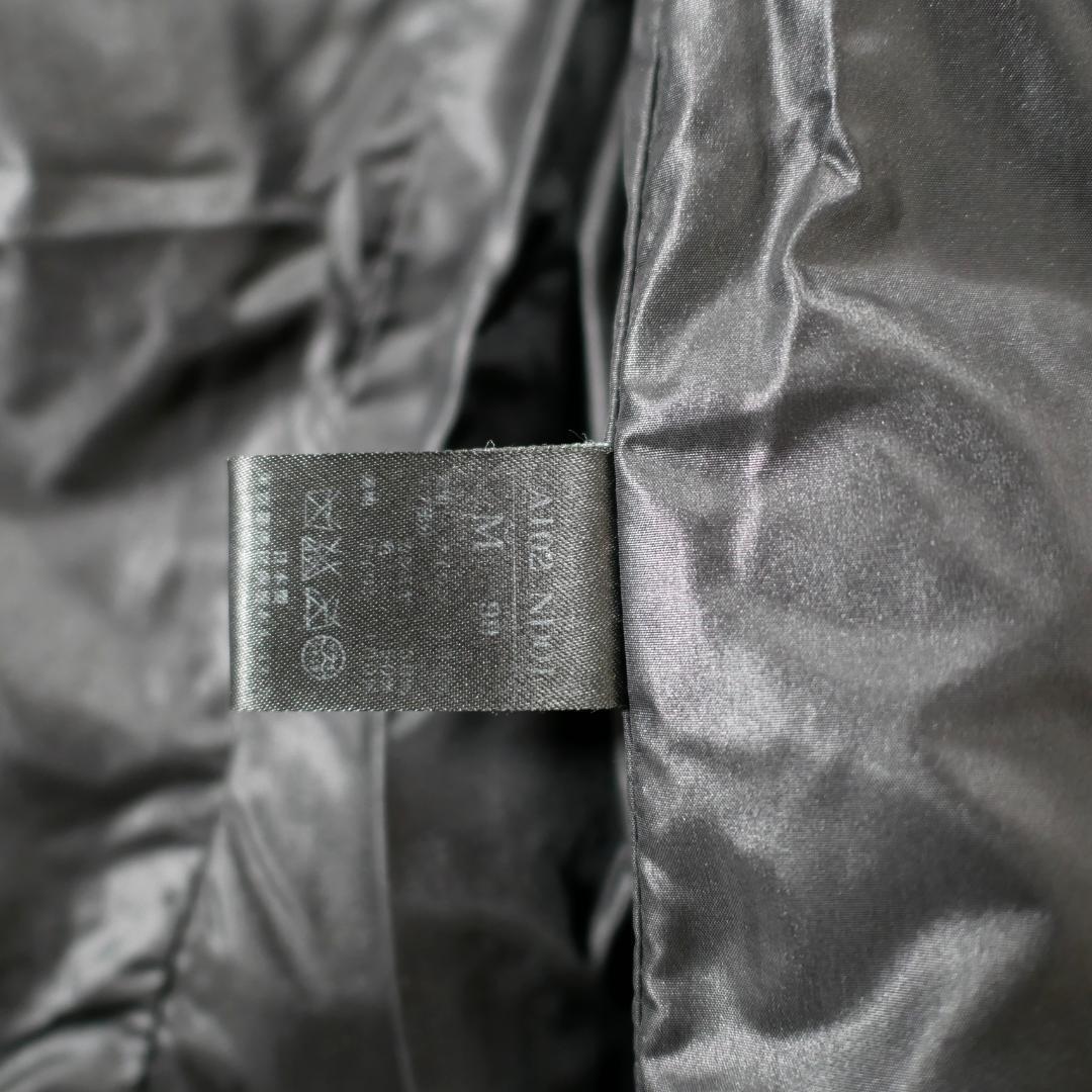 【極美品】AKM　ダウンジャケット　ファー取り外し可能　ブラック　Mサイズ