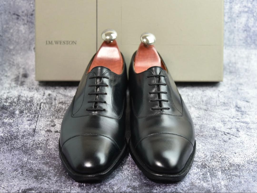 J.M.WESTON　300　クラシックキャップトゥ　6D　ブラック　11ラスト