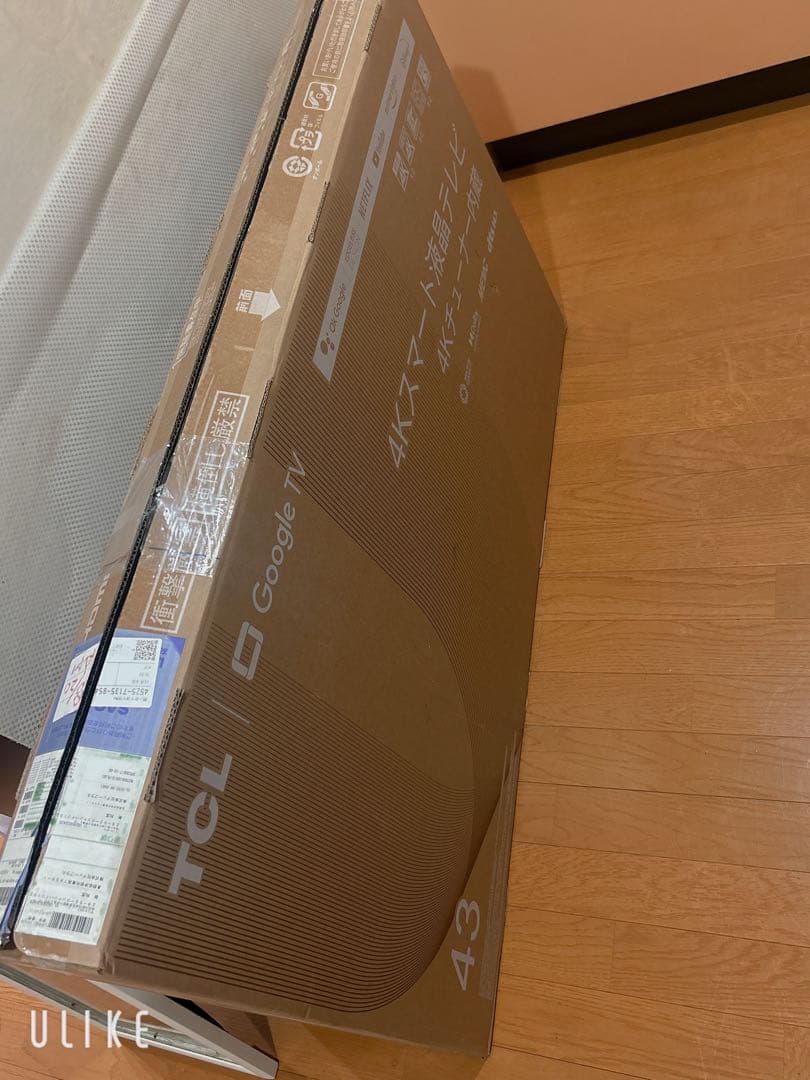 TCL 43インチ 4K スマートテレビ