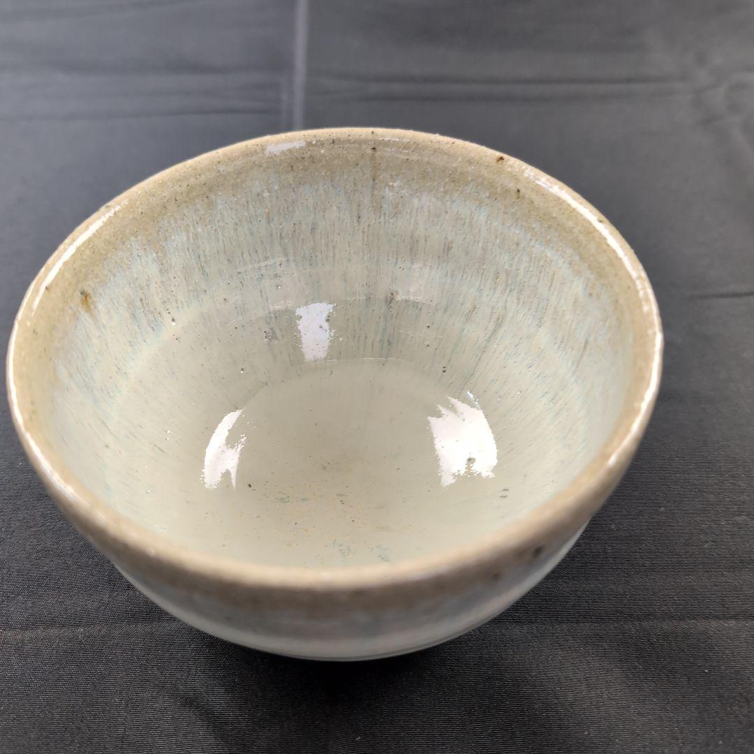 西岡小十 氏作 絵斑唐津茶碗 唐津茶碗 共箱付き