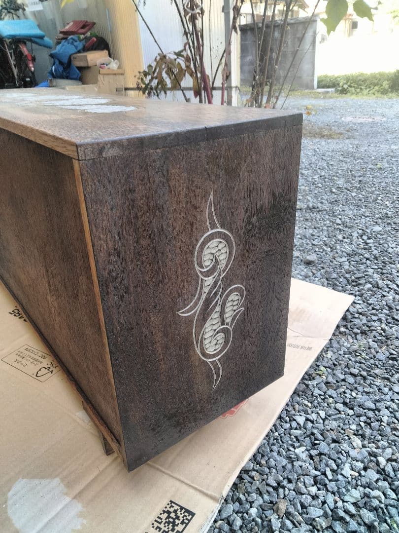 レトロ京都銀行20周年記念木製飾り棚ショーケース