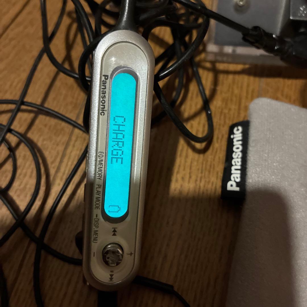 Panasonic MDプレーヤー SJ-MJ99 レッド　赤