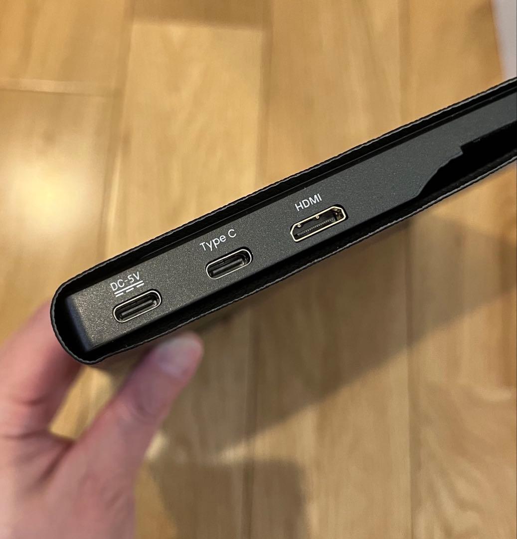 モバイルモニター 15.6インチ モバイルディスプレイ 薄型 軽量 カバーつき