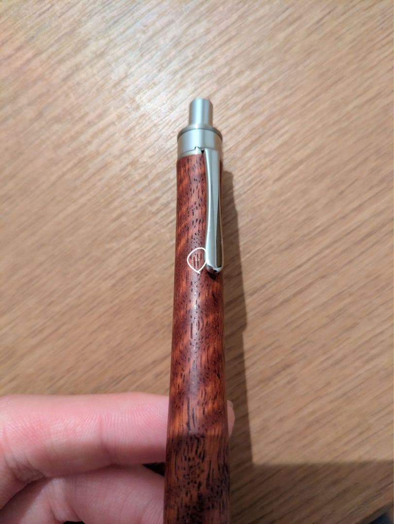 工房楔　花梨 ちぢみ杢・トラ杢 シャープペン KATO#201