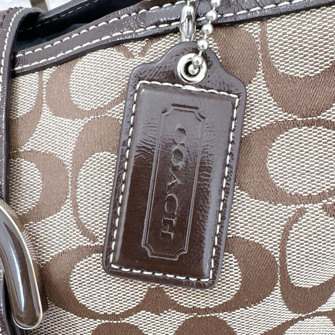 COACH コーチ トートバッグ　シグネチャー キャンバス　ショルダーバッグ