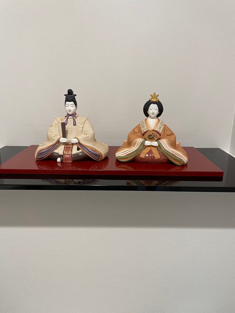 【レア】のりたけ謹製　陶器びな　雛人形　お内裏様　お雛様　ビンテージ